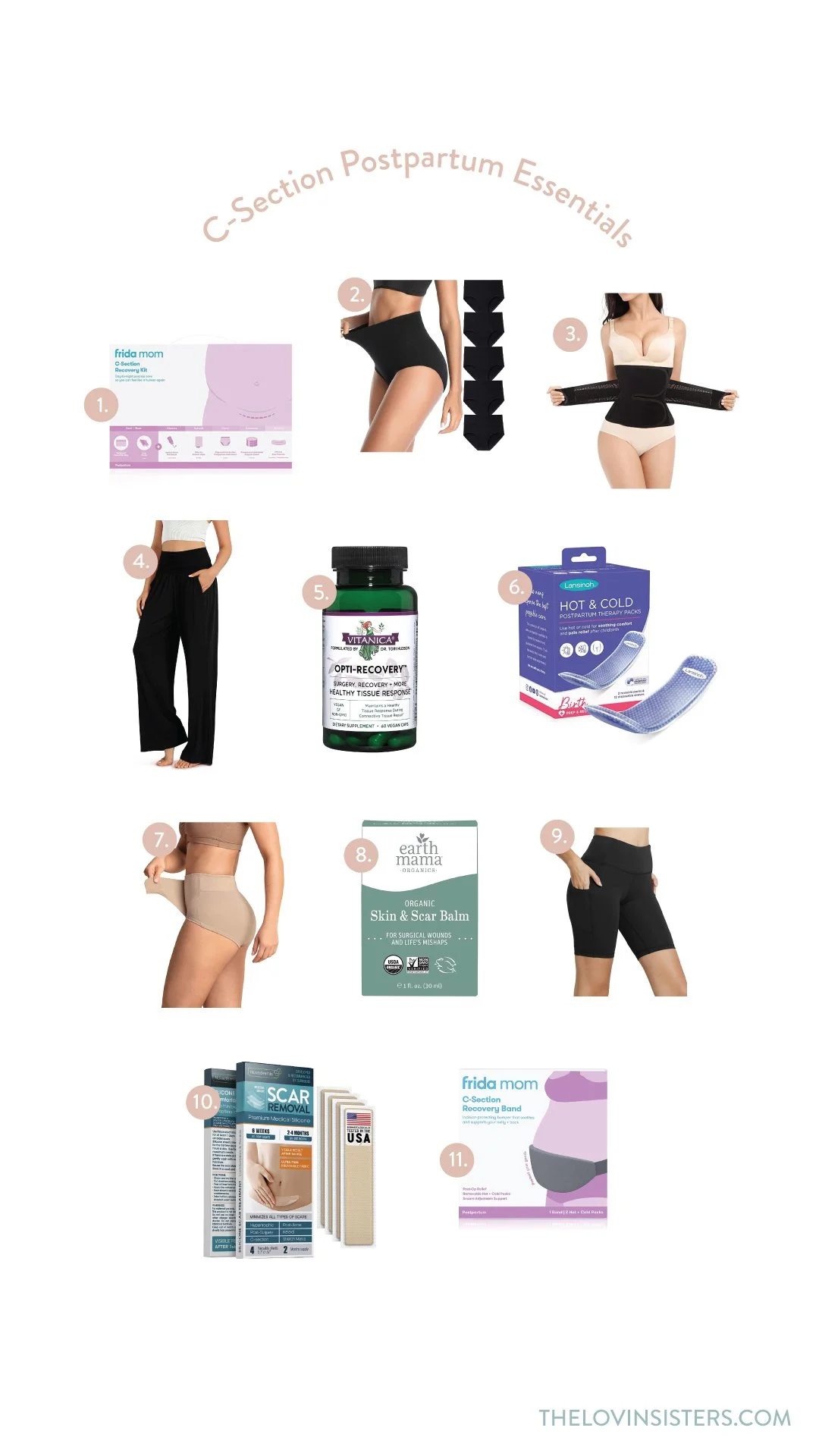 C Section Postpartum Guide The Lovin Sisters
